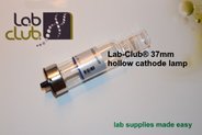Hollow cathode lamp, Ru, 37mm/1.5", standard 2-pin. Quartz window. Fill gas Ne. Lifetime 5000 mA/h