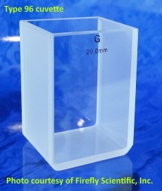 X-Rite Colorimeter-Küvette, optisches Glas, Schichtdicke 40 mm